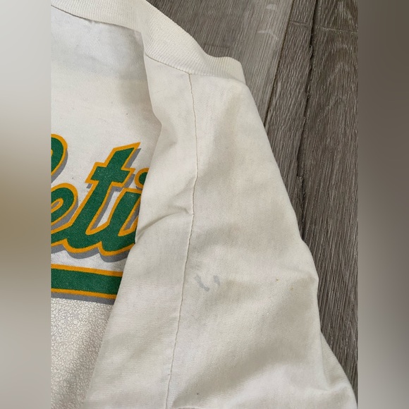 Vintage 1991 Oakland Athletics MLB Tee OSFA - Picture 7 of 7